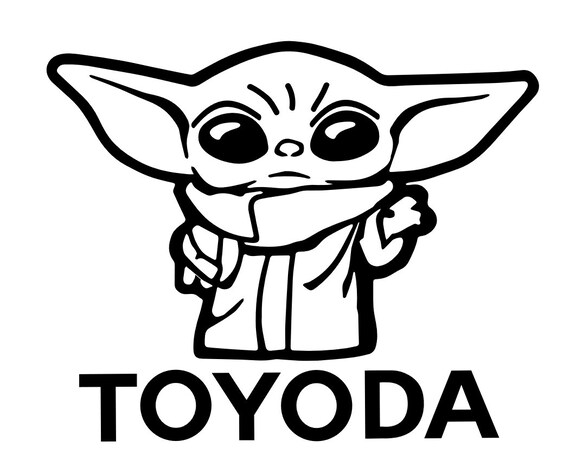 Download Toyoda with baby yoda SVG PNG Vinyl Cut File Cricut | Etsy