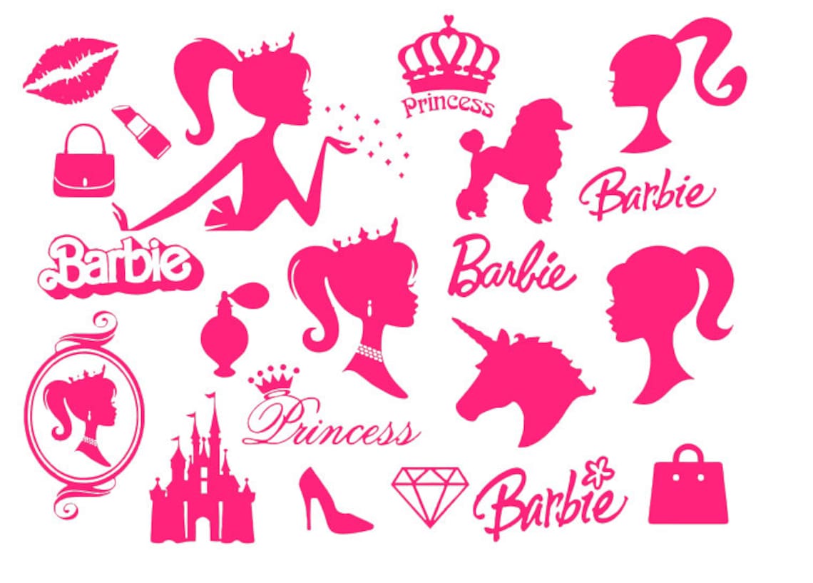 Barbie SVG PNG Vinyl Cut File Cricut Silhouette File Quote | Etsy