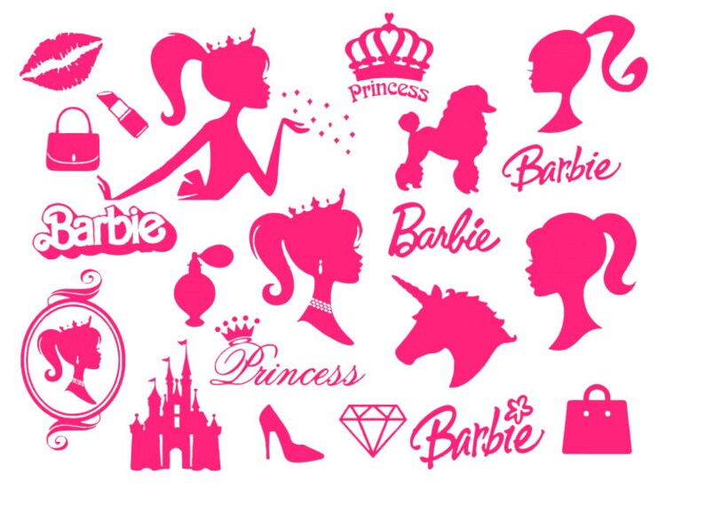 Barbie SVG PNG Vinyl Cut File Cricut Silhouette File Quote | Etsy