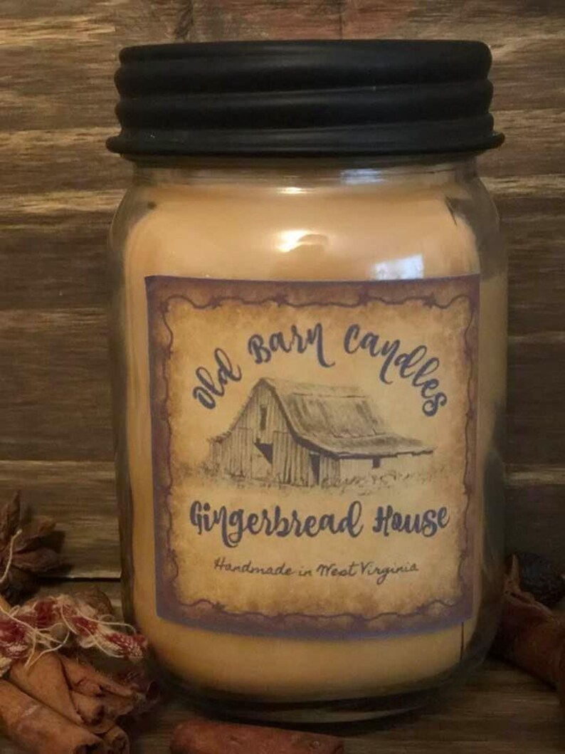 Old Barn Candles 101/ 16 oz Jar Candle Candle/Highly Etsy