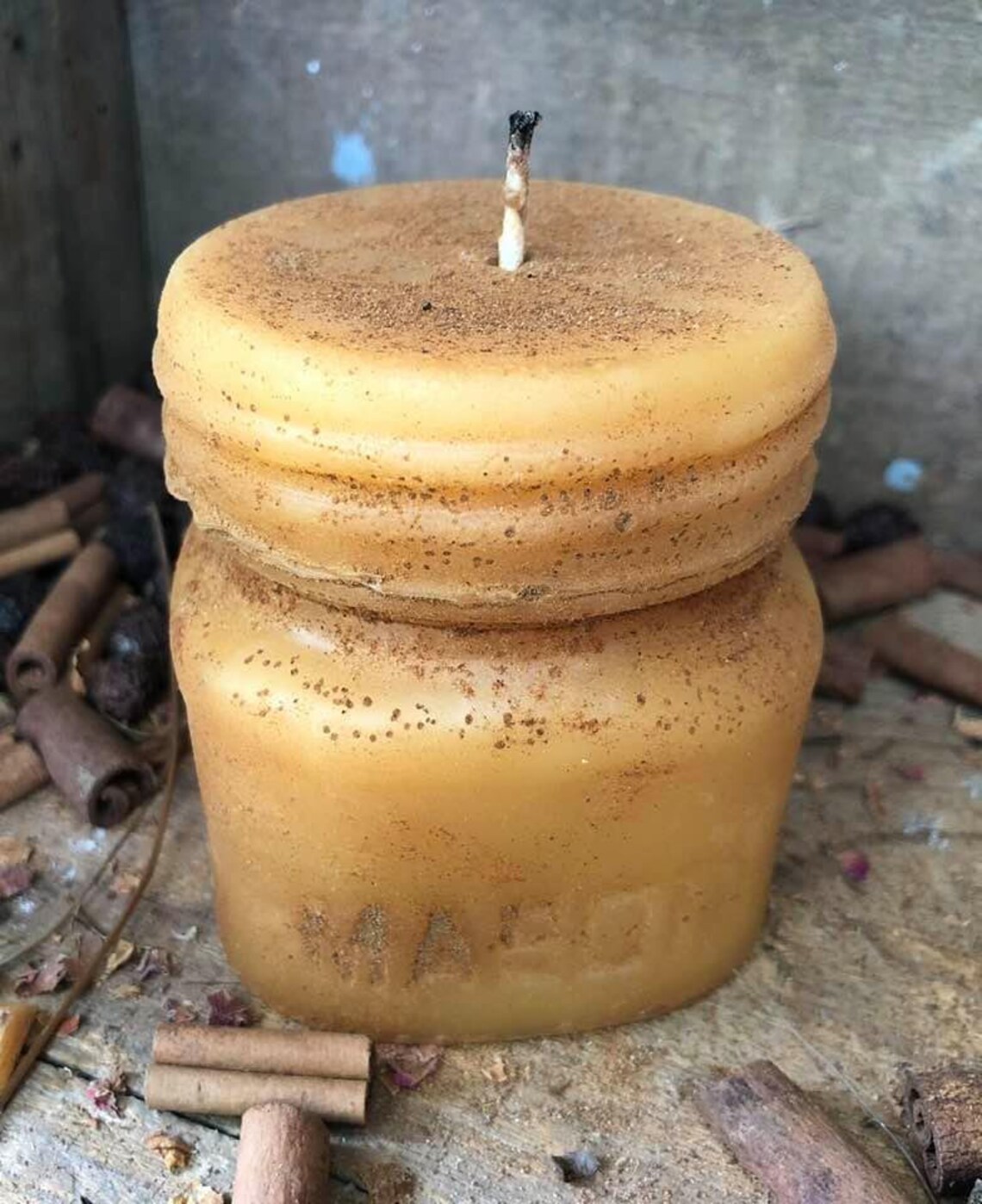 8 oz Ball Jar/Mason Jar/ Pillar Candle/Tea LightWicked Etsy