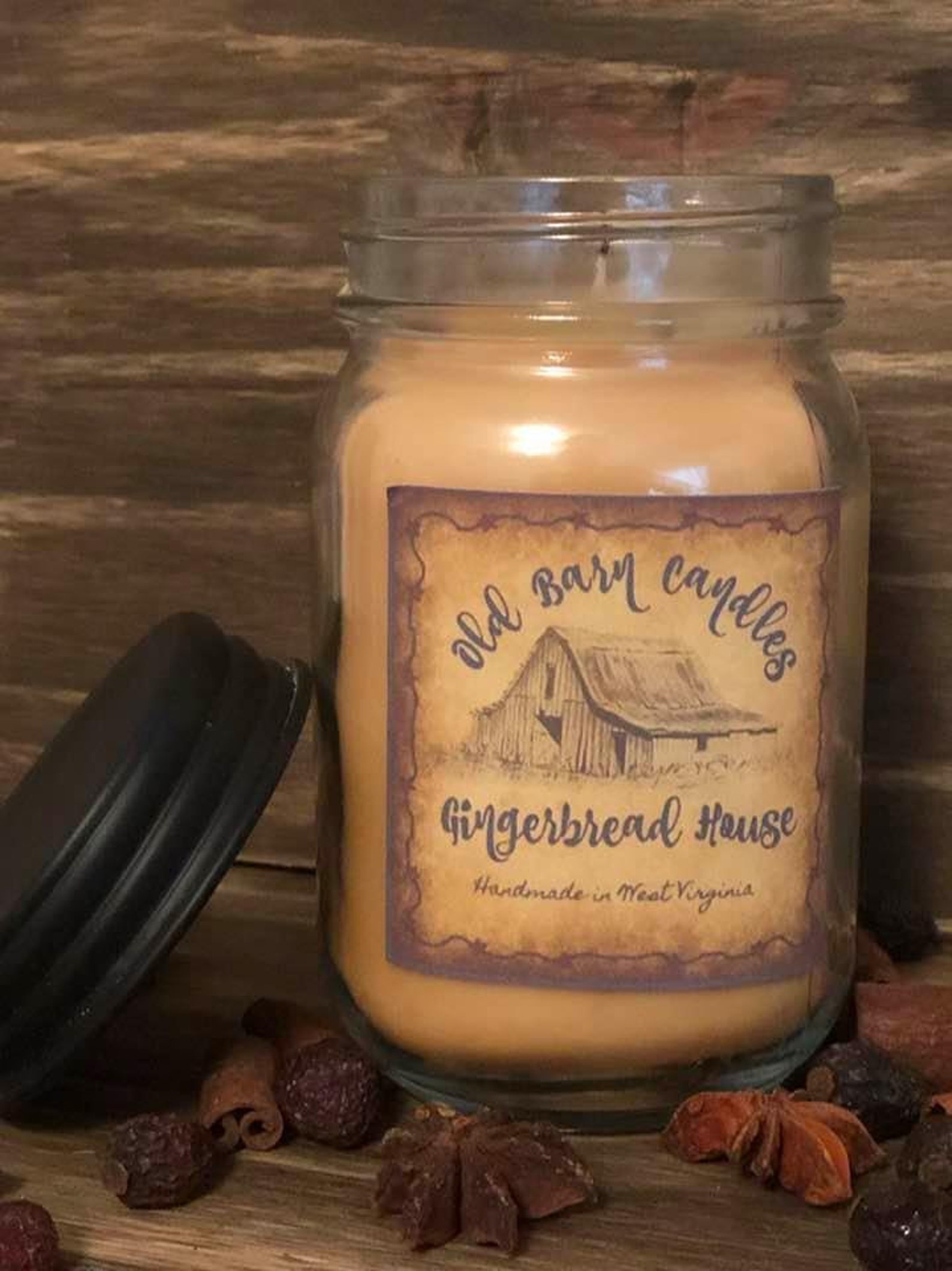 Old Barn Candles 101/ 16 oz Jar Candle Candle/Highly Etsy