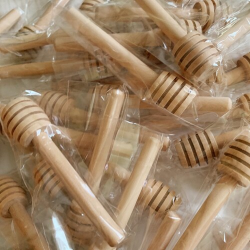 3 Inch Wooden Honey Dipper Etsy