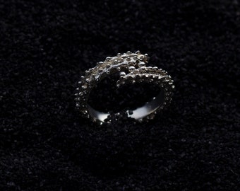 Sterling Silver Open Bubble Ring