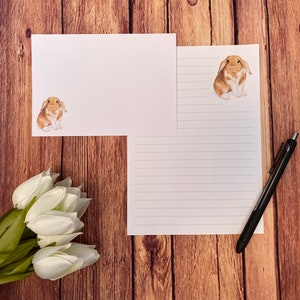 A5-schrijfset konijn, slakkenpost, Happy Post, penvriendje, briefpapier op maat, brievenset, briefpapier en enveloppen A5, notitiepapier