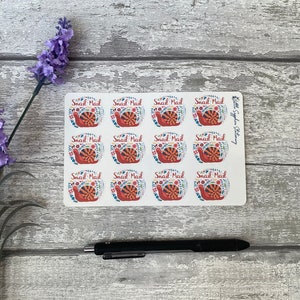 Adesivi colorati per posta ordinaria, posta ordinaria, decorazioni per buste, artigianato, carta da lettere, amico di penna, carta per appunti, cancelleria, adesivi per planner