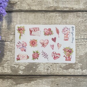 Lovely Florals Stickers, Snail Mail, Envelope Decor, Craft, Writing Paper, Penpal, Note paper, Stationery, Planner Stickers