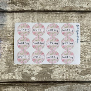 Adesivi With Love, posta ordinaria, decorazioni per buste, artigianato, carta da lettere, amico di penna, carta per appunti, cancelleria, adesivi per planner