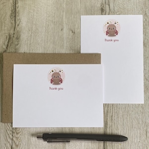 Biglietti di auguri personalizzati Lady Bird A6, set da 10, buste, set regalo, set da scrittura, set di lettere di cancelleria personalizzate, carta per appunti, biglietto di ringraziamento