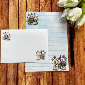 Juego de escritura Cycle Gonks A5, correo postal, Happy Post, amigo por correspondencia, juego de cartas, papel y sobres para escribir A5, papel para notas, juego de papelería