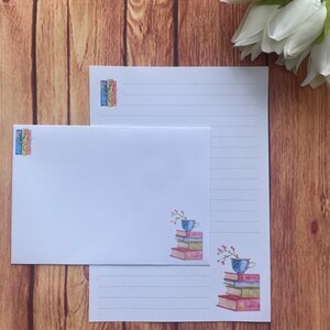 Juego de escritura A5 Twine de Books, correo postal, Happy Post, amigo por correspondencia, papelería personalizada, juego de cartas, sobres para juego de escritura A5, papel para notas