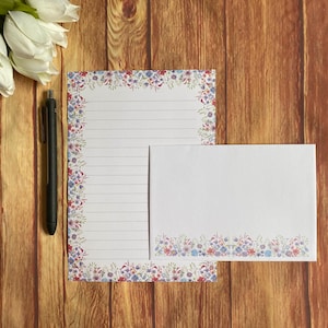 Juego de escritura Bizzy Lizzy A5, correo postal, Happy Post, Penpal, papelería personalizada, juego de cartas, papel y sobres para escribir A5, papel para notas