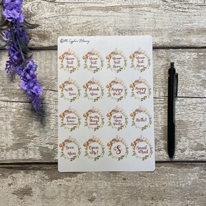 Gepersonaliseerde paddenstoelkrans, envelop, post, retouradres, ambacht, briefpapier, penvriend, notitiepapier, briefpapier, plannerstickers