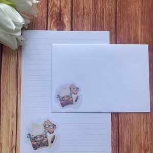 Boeken met schrijfmachine Schrijfset A5, Snail Mail, Happy Post, penvriend, briefpapier, briefpapier, brievenset, enveloppen A5-schrijfset, enveloppen, notitiepapier