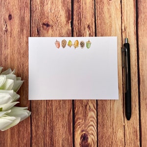 Autumnal Acorn A5 Writing Set, Snail Mail, Happy Post, Penpal, Custom Stationery, Letter Set, A5 Writing Paper and Envelopes, Note Paper image 4
