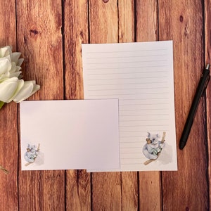 Koala A5-schrijfset, Snail Mail, Happy Post, penvriend, aangepast briefpapier, brievenset, A5-schrijfset enveloppen, notitiepapier