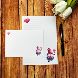Juego de escritura Gonk Balloons A5, correo postal, Happy Post, amigo por correspondencia, juego de cartas, papel y sobres para escribir A5, papel para notas, juego de papelería, gnomo