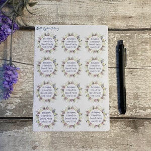 Bloemenkrans adresstickers, envelop, postzegel, retouradres, ambacht, briefpapier, penvriend, notitiepapier, briefpapier, plannerstickers