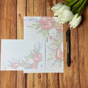 Juego de escritura A5 con ramo navideño, correo postal, Happy Post, amigo por correspondencia, papelería personalizada, juego de cartas, papel y sobres para escribir A5, papel para notas