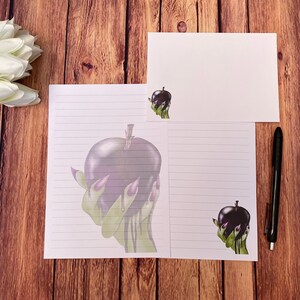 Juego de escritura Witch's Hand A5, correo postal, Happy Post, amigo por correspondencia, papelería personalizada, juego de cartas, papel y sobres para escribir A5, papel para notas