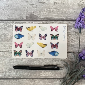 Schmetterling Aufkleber, Briefpapier, Briefpapier, Penpal, Notizpapier, Briefpapier, Briefpapier, Umschlag-Dekoration, Briefpapier, Planer Aufkleber, Aufkleber
