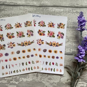 Zonnebloemstickers, envelopdecoratie, slakkenpost, envelopdecor, ambacht, briefpapier, penvriend, notitiepapier, briefpapier, plannerstickers