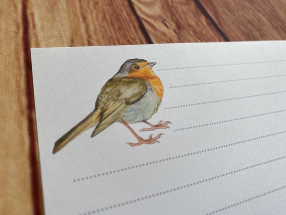 Robin Stationery Set