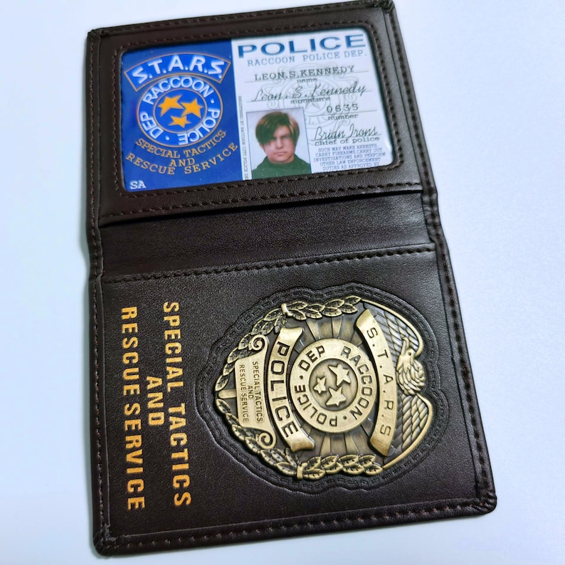 Resident Evil ID Badge-Biohazard Investigation Task Force Leon S Kennedy