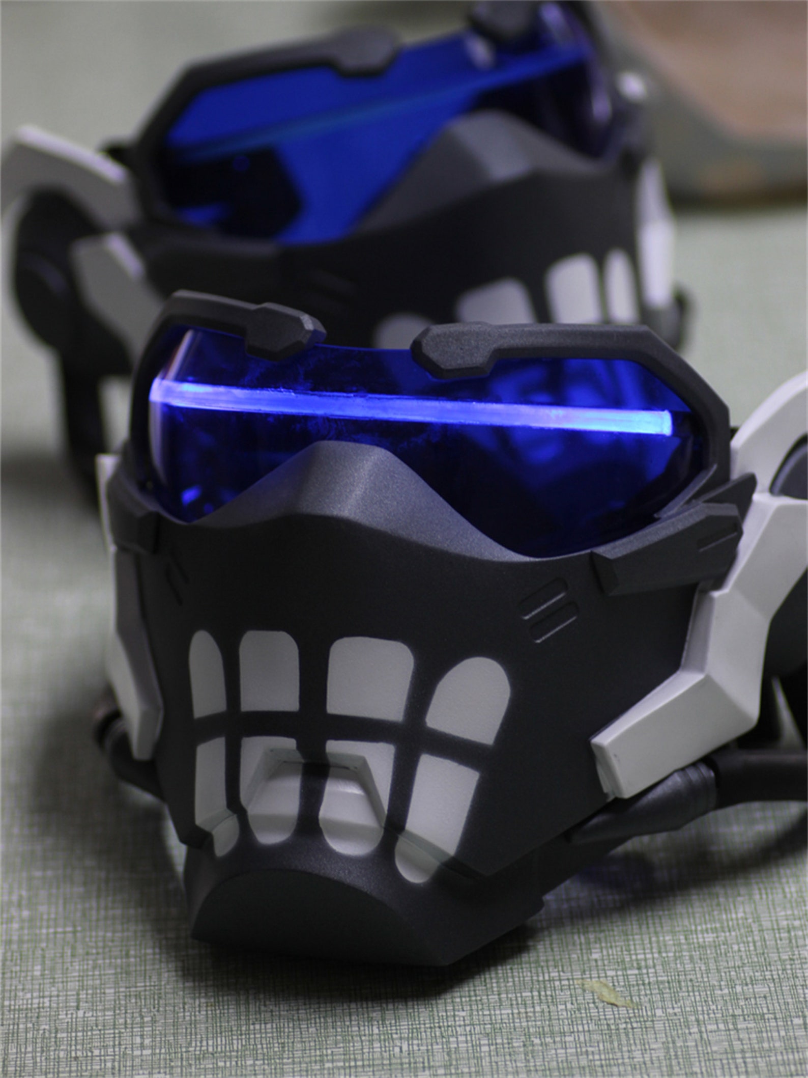 Overwatch Soldier 76 Mask Video Game Accessories Helmet LED Etsy
