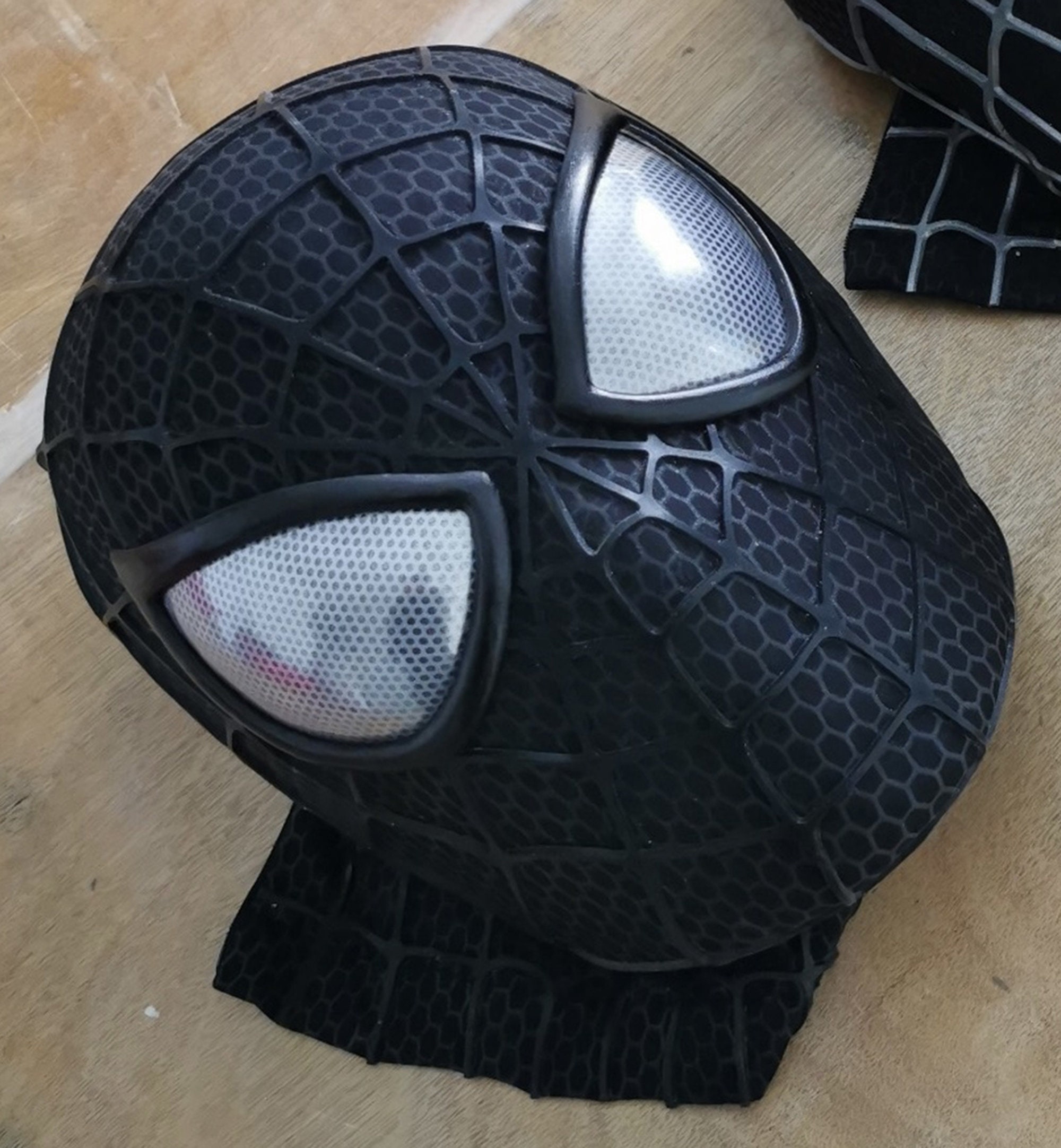 Spiderman Black Mask Customized Color Amazing Spider Man Mask Etsy