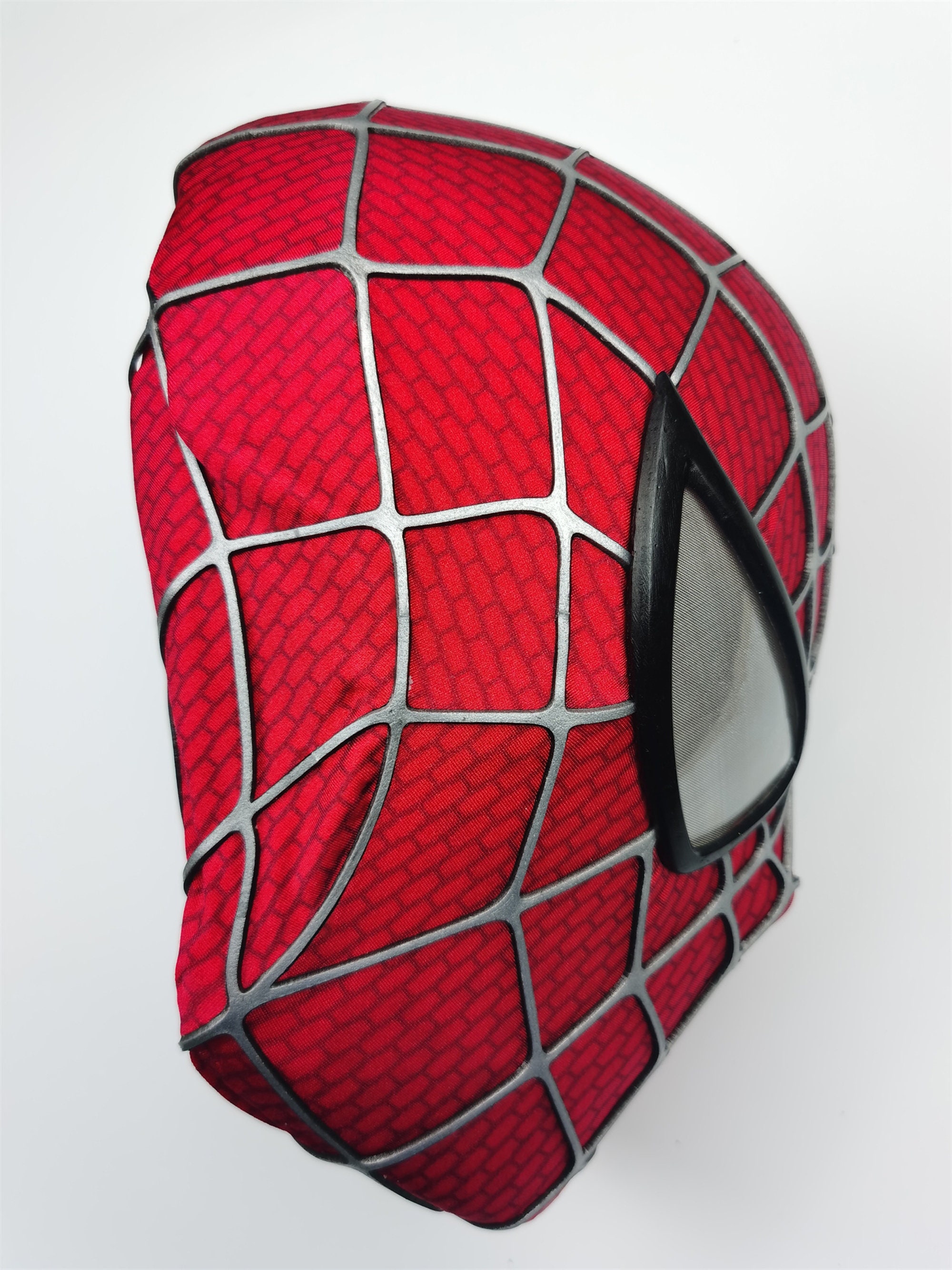Spiderman Mask Spider Man Mask With Removable Eyes & 3D Etsy