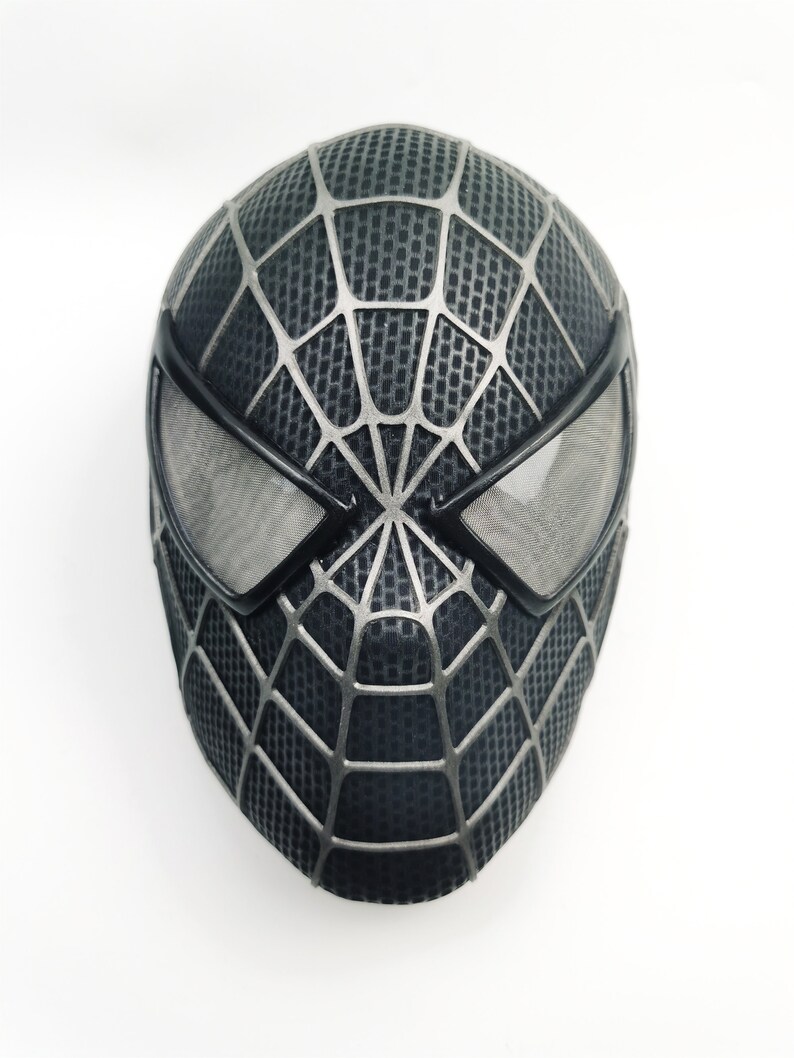 Spiderman Mask Spider Man Mask With Removable Eyes & 3D Etsy