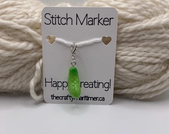 Pickle Stitch Marker: Knitting/Crochet Progress Keeper