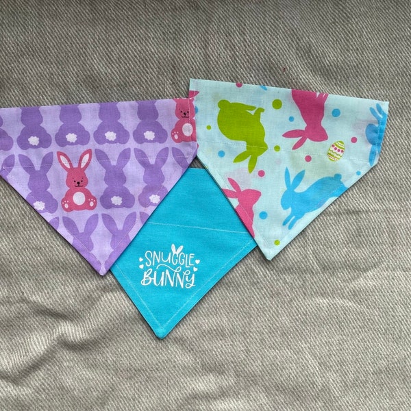 Easter Pet Bandana | Easter Dog Bandana | Easter Cat Bandana | Snuggle Bunny Bandana