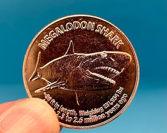 Megalodon Shark Coin (Copper)