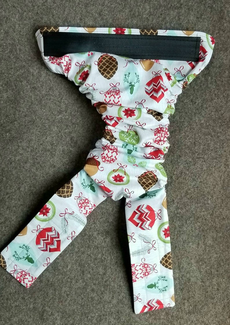 Dog Diaper Cover Rustic Winter by Emily Herrick Designs size Etsy