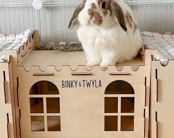 Bunny Castle Diy Bunny Playhouse Rabbit Hot Hutch Diy Bunny Tunnel