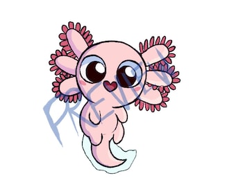 Axolotl Sticker