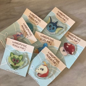 Handmade Acrylic Pins