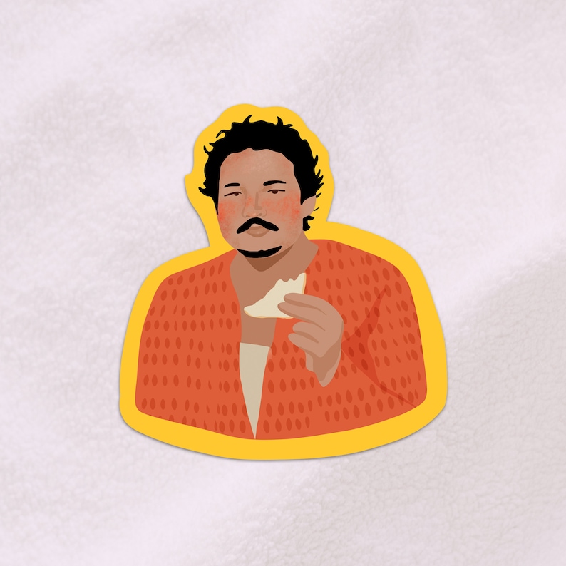 Pedro Pascal Meme Eating Sandwich Sticker Pedro Pascal Fan Etsy UK