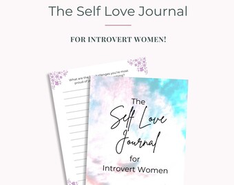 Self-Love Journal for Introvert Women – Printable Workbook (PDF)