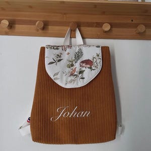 sac à dos enfant bébé crèche maternelle réglables animaux de la forêt personnalisable