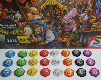 Quacks of Quedlinburg Token Shields