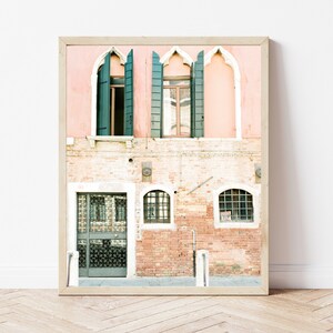Blush Venice Print, Italy Wall Art, Italy Prints, Architecture Photo