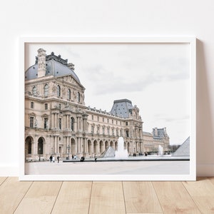 Paris Architecture Photo, Travel Photography, Paris Print, Louvre Museum Photo