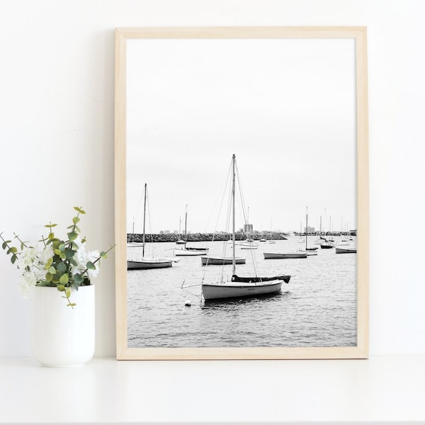 Classic Australia Print, Beach Photo, Sailboat Print, Melbourne Prints