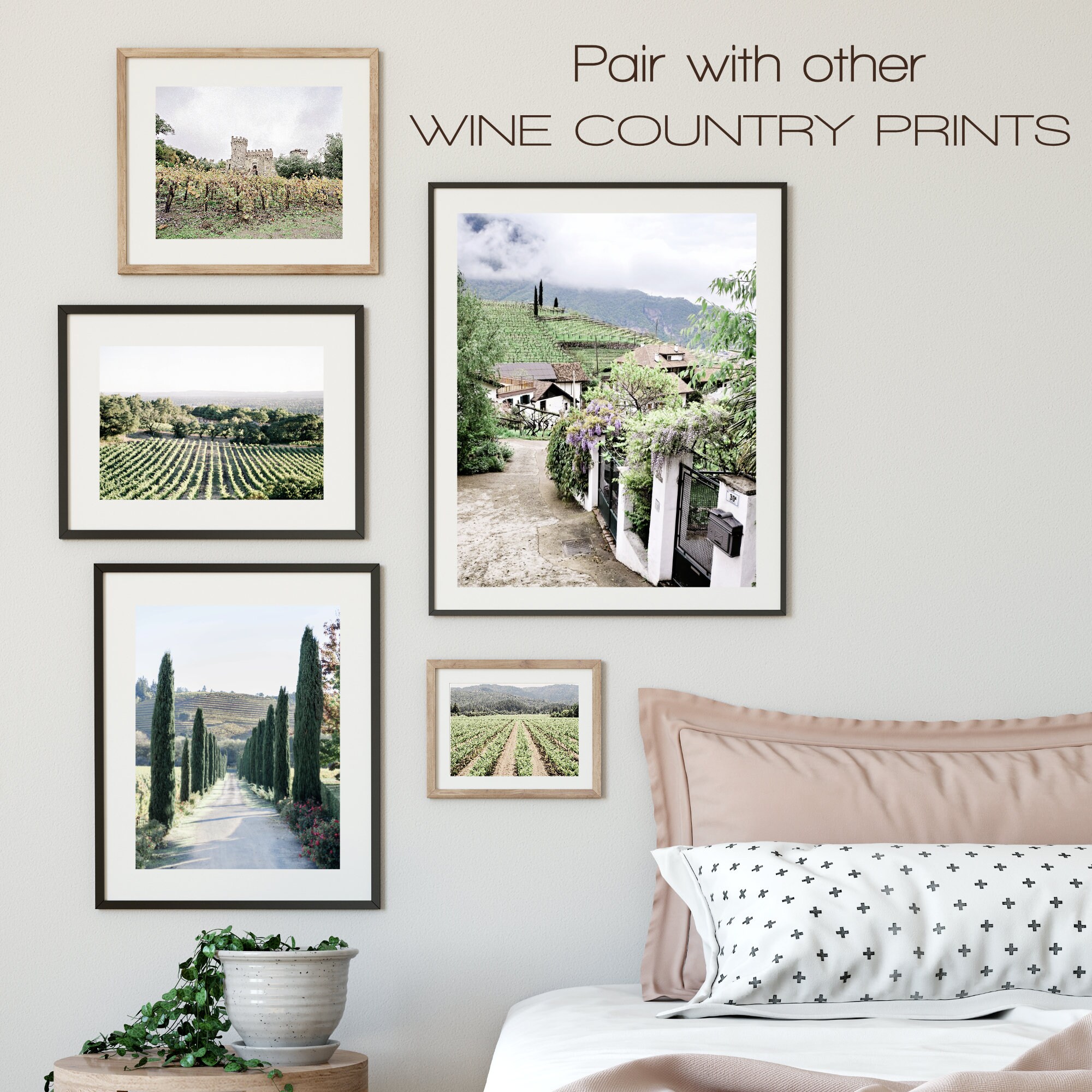 Wine Print Wine Country Decor Wine Wall Art Wine Poster Etsy