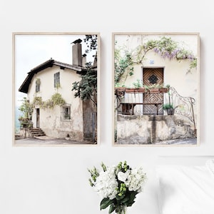 Italy Door Print: Bolzano Wine Country Architecture (Digital Download)