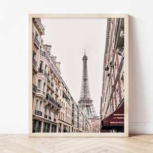 Arte de la pared de París, arquitectura de la foto, fotografía de París, impresión de la Torre Eiffel