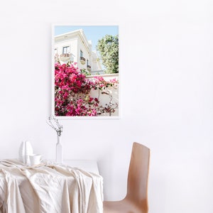 Floral White Building Photo, San Francisco Print, Architecture Photo, Window Print image 2